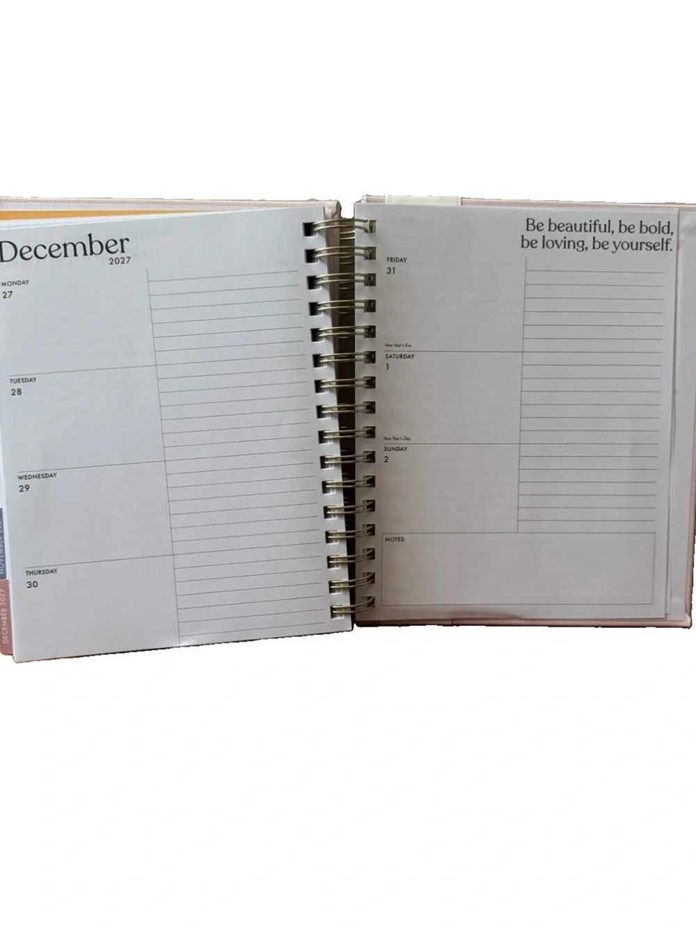 Eccolo Planner 2026- 2027 18-Month Weekly & Monthly Planner Hard Cover 8x7.5”